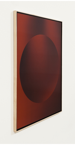 pntg-roz.005948 Rafaël Rozendaal Into Time 14 05 25, 2014 Lenticular painting 47 x 35 inches (119.4 x 88.9 cm)