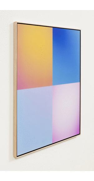 pntg-roz.005954 Rafaël Rozendaal Into Time 14 06 06, 2014 Lenticular painting 47 x 35 inches (119.4 x 88.9 cm)