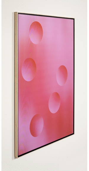 prnt-roz.004742 Rafaël Rozendaal Into Time 13 11 25, 2013 Lenticular painting 63 x 47 inches (160 x 119.4 cm)