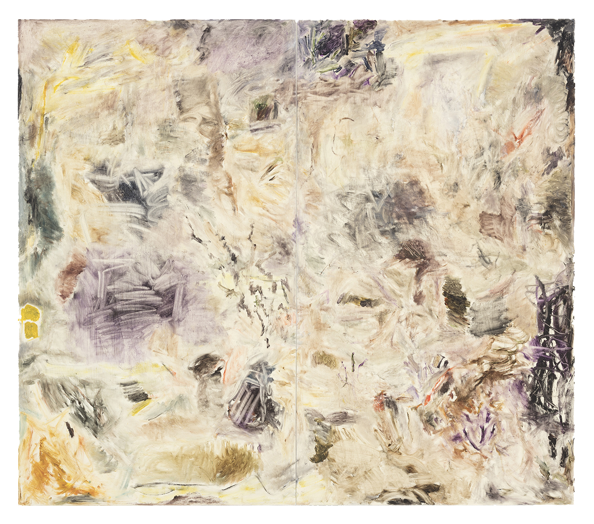 Joaquín Boz. <em>Untitled</em>,2018. Oil on panel, 68 7/8 x 78 3/4 inches (175 x 200 cm)