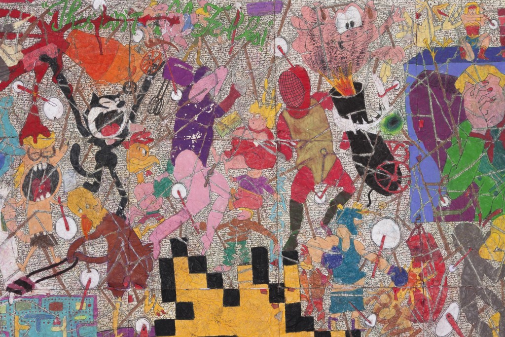 Camilo Restrepo, Steve Turner, Los Angeles, Medellín, Colombia, Colombian artist, Tight Rope, pastel on paper, contemporary colombian artist, contemporary art Colombia, contemporary art gallery los angeles