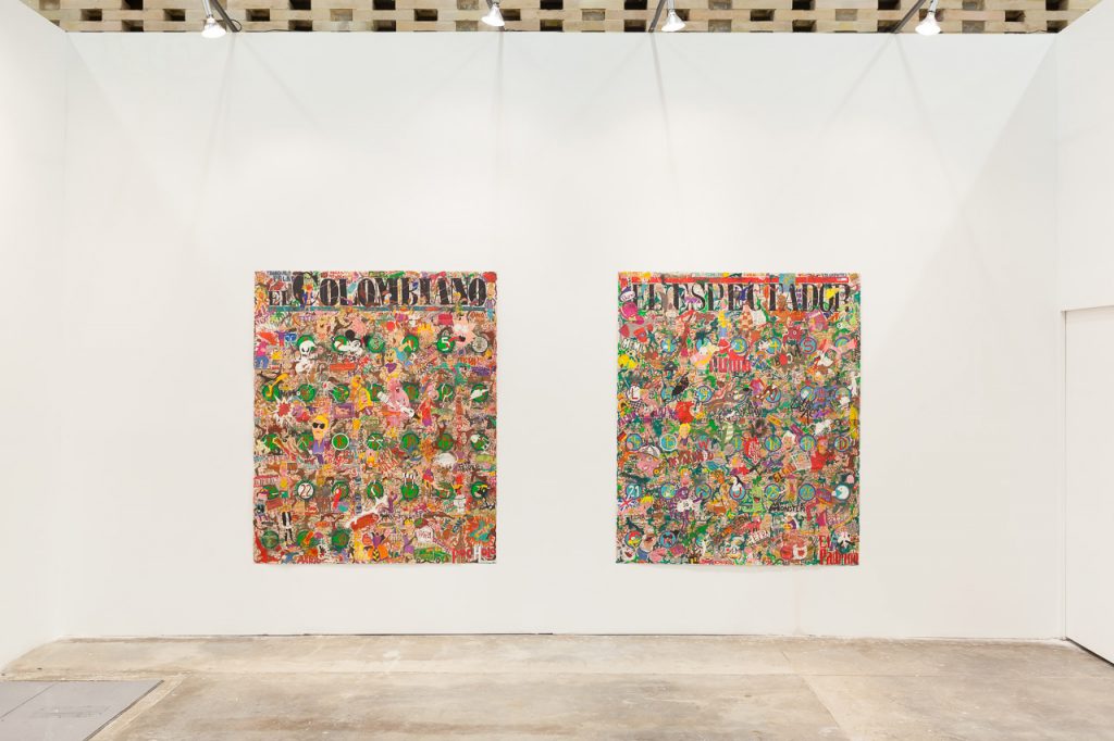 Art Bo, Feria Art Bo, Bogota art, Art Bogota, Art fair, El espectador, calendar, narco, narco art, Camilo Restrepo, Steve Turner, Los Angeles, Medellín, Colombia, Colombian artist, Tight Rope, pastel on paper, contemporary colombian artist, contemporary art Colombia, contemporary art gallery los angeles