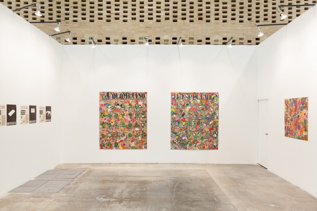 Art Bo, Feria Art Bo, Bogota art, Art Bogota, Art fair, El espectador, calendar, narco, narco art, Camilo Restrepo, Steve Turner, Los Angeles, Medellín, Colombia, Colombian artist, Tight Rope, pastel on paper, contemporary colombian artist, contemporary art Colombia, contemporary art gallery los angeles