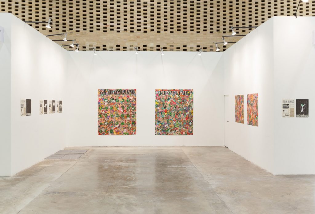 Art Bo, Feria Art Bo, Bogota art, Art Bogota, Art fair, El espectador, calendar, narco, narco art, Camilo Restrepo, Steve Turner, Los Angeles, Medellín, Colombia, Colombian artist, Tight Rope, pastel on paper, contemporary colombian artist, contemporary art Colombia, contemporary art gallery los angeles