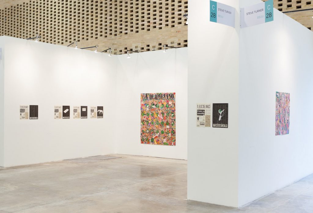 Art Bo, Feria Art Bo, Bogota art, Art Bogota, Art fair, El espectador, calendar, narco, narco art, Camilo Restrepo, Steve Turner, Los Angeles, Medellín, Colombia, Colombian artist, Tight Rope, pastel on paper, contemporary colombian artist, contemporary art Colombia, contemporary art gallery los angeles