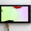 Émilie Brout & Maxime Marion. <em>Return of the Broken Screens (Sony Xperia S)</em>, 2016. Broken found smart-phone, video, 5 x 2 1/4 inches (12.7 x 5.7 cm) thumbnail