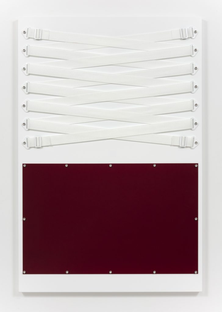 Joshua Saunders, finish fetish, fetish finish, powder-coated, abstraction, San Diego, Steve Turner Los Angeles, Steve Turner, Miami Beach, Untitled art fair, Untitled Miami Beach