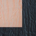 Michael Staniak. <em>HDF_899</em>, 2016. Casting compound, digital UV pigment and acrylic on board, steel frame, 83 x 63 inches (211 x 160 cm) Detail