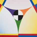 Adam Henry. <em>If This is 3 O’clock</em>, 2016. Acrylic and synthetic polymers on linen, 59 x 47 inches (detail)