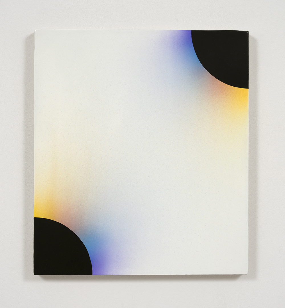 Adam Henry. <em>Untitled (LcX3L)</em>, 2016. Synthetic polymers on linen, 16 x 14 inches
