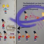 <em>ok!</em>, 2017. UV print, spray paint, stickers, ink, oil on powder coated steel and found metal, 64 x 43 x 3 inches. Detail