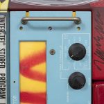 <em><strike>fuckers</strike> in school telling me, always in the barber shop chief keef ain’t bout this, chief keef ain’t bout that my boy a bd on <strike>fucking</strike> lamron and them he, he they say that <strike>nigga</strike> don’t be putting in no work shut the <strike>fuck</strike> up! y’all <strike>niggas</strike> ain’t know shit all ya <strike>motherfuckers</strike> talk about chief keef ain’t no hitta chief keef ain’t this chief keef a fake shut the <strike>fuck</strike> up y’all don’t live with that <strike>nigga</strike> y’all know that <strike>nigga</strike> got caught with a ratchet shootin’ at the police and shit <strike>nigga</strike> been on probation since <strike>fuckin</strike>, i don’t know when! <strike>motherfuckers</strike> stop <strike>fuckin’</strike> playin’ him like that them <strike>niggas</strike> savages out there if i catch another <strike>motherfucker</strike> talking sweet about chief keef i’m <strike>fucking</strike> beating they <strike>ass</strike>! i’m not <strike>fucking</strike> playing no more you know those <strike>niggas</strike> role with lil’ reese and them</em>, 2017. UV print, spray paint, duct tape, stickers, ink and Model Magic® on powder coated steel and found metal, 64 x 43 x 3 inches. Detail