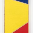 G.T. Pellizzi. <em>Transitional Geometry in Red, Yellow and Blue (Figure 33)</em>, 2016. Eggshell acrylic on plywood, 60 x 24 inches thumbnail