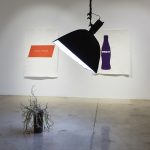 Kerry Tribe and Edgar Bryan. <em>Little Idiots, Inkblot</em>, and <em>Ceiling Light</em>, 2017