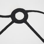 Joshua Citarella. <em>Megastructure IV</em>, 2016. Black sand substrate and coltan, 49 x 97 inches. Detail