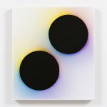 Adam Henry. <em>Untitled (t4trnL)</em>, 2017. Synthetic polymers on linen, 16 x 14 inches