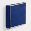 G.T. Pellizzi. <em>Transitional Geometry in Blue</em>, 2017. Eggshell acrylic on plywood, 25 3/4 x 30 1/4 x 5 inches thumbnail