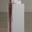 Addie Wagenknecht. <em>Waiting for Mr. Right</em>, 2017. Polystyrene, silicone, alabaster, drip candles and artificial flowers, 47 x 12 1/2 x 11 inches thumbnail