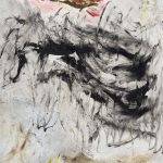 Joaquín Boz. <em>Untitled</em>, 2017. Oil on panel, 120 x 240 inches. Detail