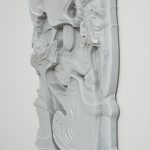 Michael Staniak. <em>OBJ_394</em>, 2017. Polyurethane resin and acrylic, 27 x 20 x 4 inches