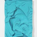 Michael Staniak. <em>OBJ_392</em>, 2017. Polyurethane resin and acrylic, 27 1/2 x 20 x 4 inches