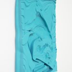Michael Staniak. <em>OBJ_392</em>, 2017. Polyurethane resin and acrylic, 27 1/2 x 20 x 4 inches