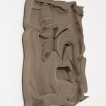 Michael Staniak. <em>OBJ_391</em>, 2017. Polyurethane resin, bronze powder and acrylic, 24 x 20 x 4 inches