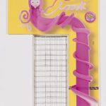 Yung Jake. <em>princess peach (w eliza and toadette and amy rose)</em>, 2017. UV print, spray paint and stickers on powder coated steel and found metal, 45 x 37 1/2 inches