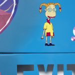 Yung Jake. <em>princess peach (w eliza and toadette and amy rose)</em>, 2017. UV print, spray paint and stickers on powder coated steel and found metal, 45 x 37 1/2 inches. Detail