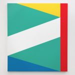 Juan Sebastián Peláez. <em>Step Your Game Up, </em>2017. Acrylic on canvas, 68 x 59 inches (172.7 x 149.9 cm)