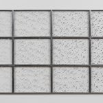 Santiago Pinyol. <em>EFLUX Gradient Puzzle</em>, 2017. Enamel on plexiglass, 35 x 66 inches (88.9 x 167.6 cm)