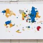 Emilio Chapela. <em>Euroasiaamérica</em>, 2014. Lithograph, 19 3/4 x 27 1/2 inches (50.2 x 69.9 cm)