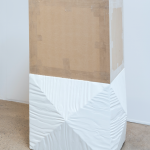Matt Nichols. <EM>Reliquary</em>, 2013. Plywood, lacquer, oil paint and teak veneer, 22 x 18 x 16 inches (55.9 x 45.7 x 40.6 cm)