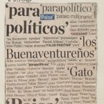 Camilo Restrepo. <em>El Bloc Del Narco #7</em>, 2016. Ink, water-soluble wax pastel, tape, glue, newspaper clippings, staples, plastic bag, paper dust and saliva on paper, 16 1/2 x 24 inches (41.9 x 61 cm) Detail