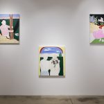 Claire Milbrath. <em>Crome Yellow</em>. Installation view, Steve Turner, 2017