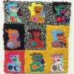 Hannah Epstein. <em>9 Ahngry Babes</em>, 2017. Wool, acrylic and burlap, 18 x 18 inches (45.7 x 45.7 cm) thumbnail