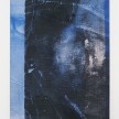Manor Grunewald. <em>Untitled (Wormhole_05)</em>, 2018. UV print on polyester mesh fabric, oil, acrylic and spray paint on canvas, 78 3/4 x 39 3/8 inches (200 x 100 cm) thumbnail
