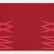 Joshua Saunders. <em>Nine Panel Red</em>, 2017. Urethane on aluminum, nylon straps and stainless steel, 54 x 81 inches (137.2 x 205.7 cm) thumbnail