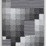 Samantha Bittman. <em>Untitled</em>, 2018. Acrylic on hand-woven textile, 24 x 20 inches (61 x 50.8 cm)