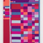Rafael Rozendaal. <em>Abstract Browsing 17 05 02 (WordPress)</em>, 2017. Jacquard weaving, 56 3/4 x 41 1/2 inches  (144.1 x 105.4 cm)