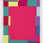 Rafael Rozendaal. <em>Abstract Browsing 17 05 01 (Waze)</em>, 2017. Jacquard weaving, 56 3/4 x 41 1/2 inches  (144.1 x 105.4 cm)