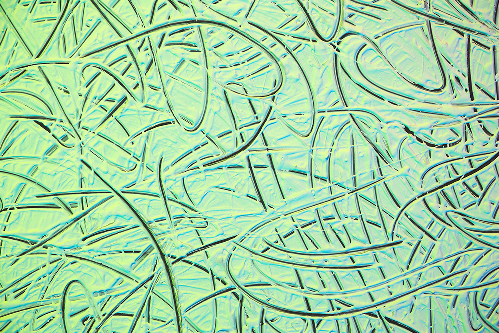 Michael Staniak. <em>SVG_661</em>, 2018. Casting compound, iron oxide and acrylic on board, 63 x 48 inches (160 x 121.9 cm) Detail