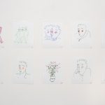 <em>Through-Line: Drawing and Weaving by 19 Artists</em>. Installation view, Steve Turner, 2018