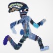 Hannah Epstein. <em> Big Blue Bunny</em>, 2018. Wool, acrylic, polyester and burlap, 97 x 95 inches  (246.4 x 241.3 cm) thumbnail