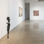<em>Through-Line: Drawing and Weaving by 19 Artists</em>. Installation view, Steve Turner, 2018