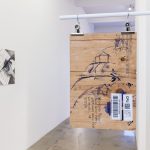 <em>Through-Line: Drawing and Weaving by 19 Artists</em>. Installation view, Steve Turner, 2018