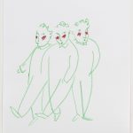 Claire Milbrath. <em>Untitled (22)</em>, 2018. Oil pastel on paper, 23 1/2 x 18 inches  (59.7 x 45.7 cm)