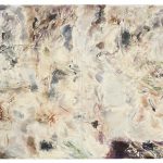 Joaquín Boz. <em>Nuevas Sustancias</em>, 2018. Oil on panel, 74 3/4 x 102 3/8 inches (190 x 260 cm)