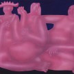 George Rouy. <em>Flirting</em>, 2018. Acrylic on canvas, 88 5/8 x 118 1/8 inches (225 x 300 cm) thumbnail
