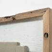 Graham Collins. <i>Wrigley </i>, 2019. Hemp canvas, reclaimed wood, glass, window tint, 59 3/4 x 87 3/4 inches (151.8 x 222.9 cm) Detail thumbnail